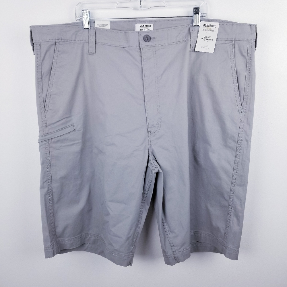 Signature Gold by Levi Strauss Gray Utility Shorts NWT